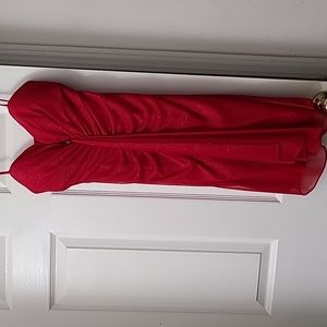 Red hot dress for any occasion with shimmer